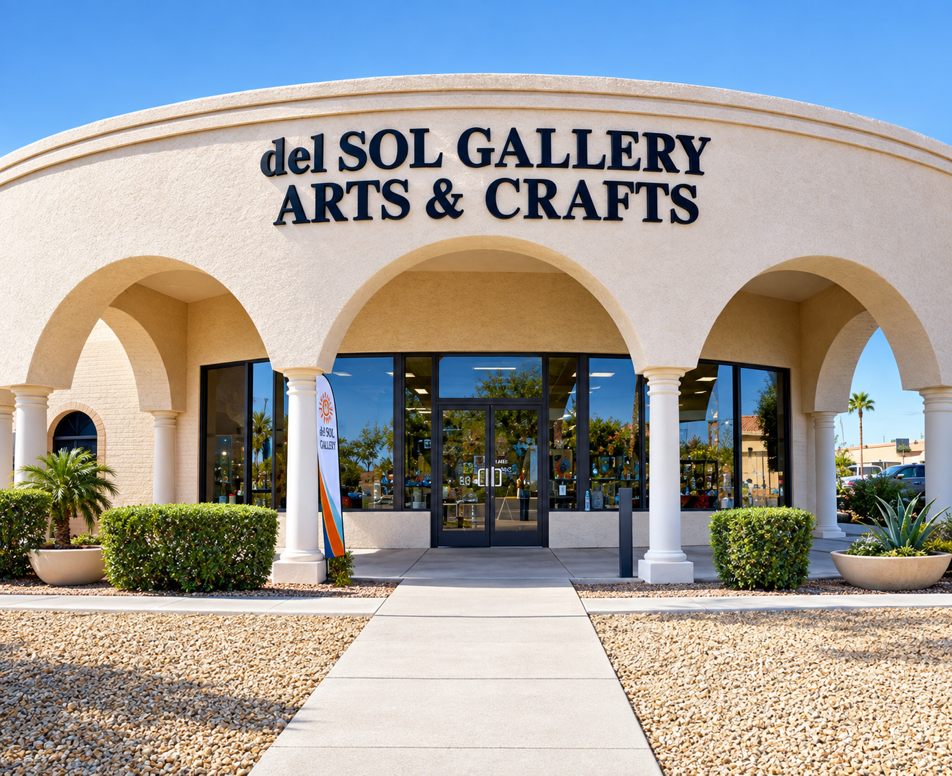Exterior of the Del Sol Gallery in Sun City West