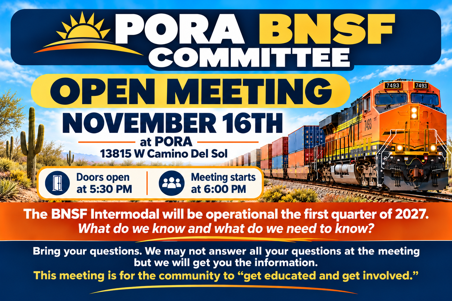 PORA BNSF Committee Open Meeting